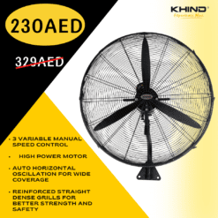 Khind Industrial Wall Fan WF3002 Price, Buy Industrial Stand Fan Dubai