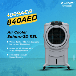 KHIND Air Cooler Sahara - 3D 115L Net Capacity, Xtreme Desert Cooler, DSS Sale Dubai UAE
