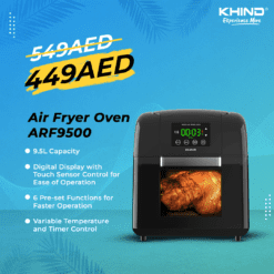 Multi Air Fryer Oven ARF9500 Brand From Malaysia with 9.5L Capacity, DSS Sale Dubai UAE